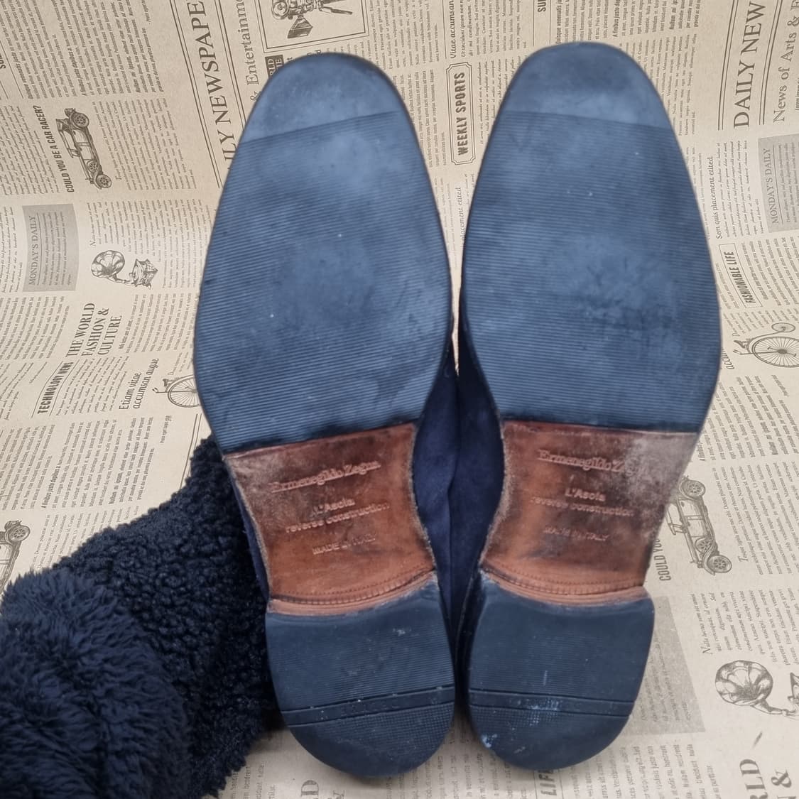 에르메네질도제냐 남성로퍼 실사이즈280 상품이미지3