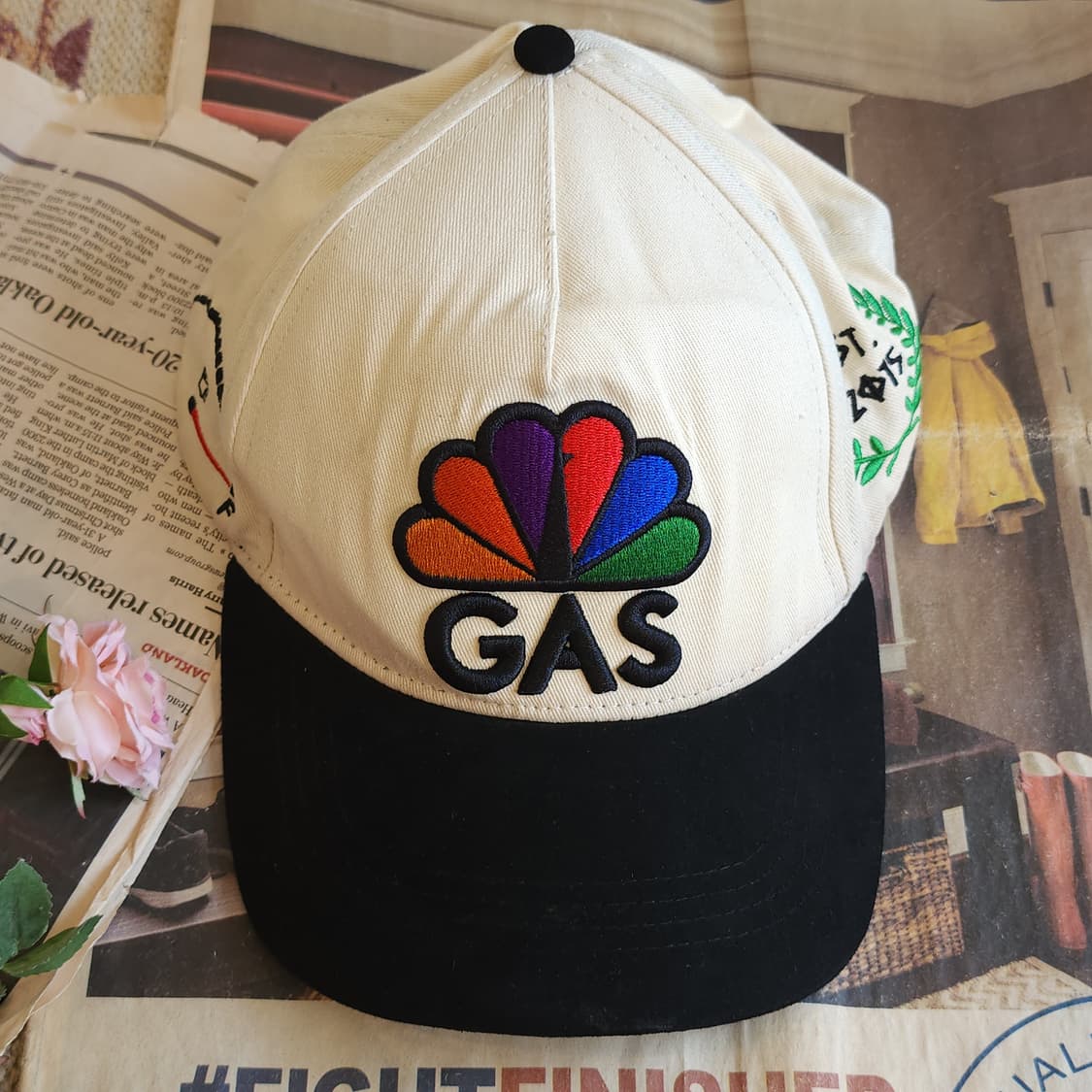 빈티지 모자 트러커 캡모자 트러커 캡 gas 모자 스마일 F 상품이미지1