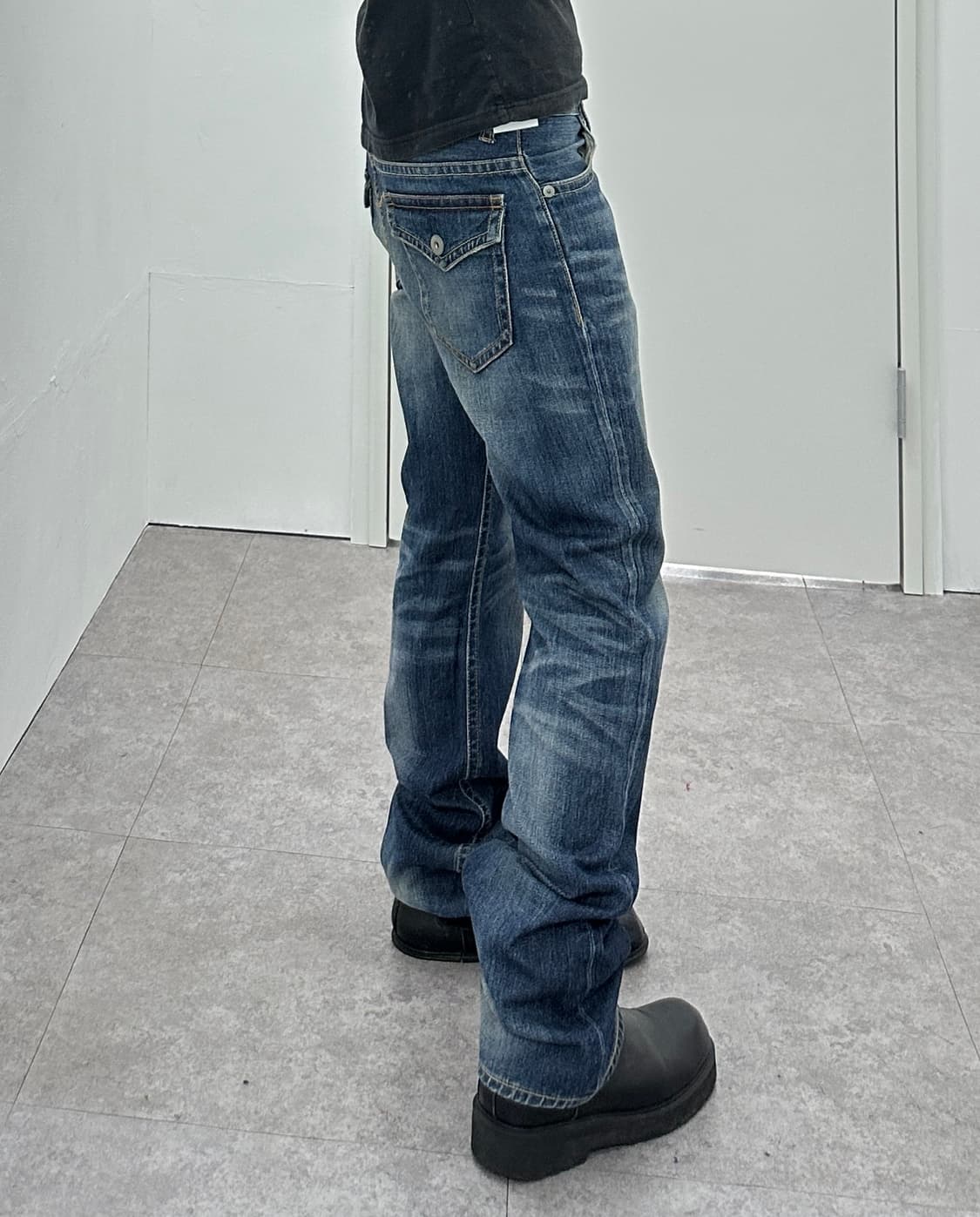 Vintage washing denim pants 상품이미지3