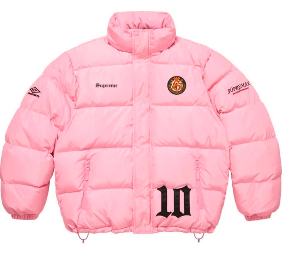 [XL]슈프림 엄브로 다운 푸퍼 자켓 패딩 핑크 상품이미지2