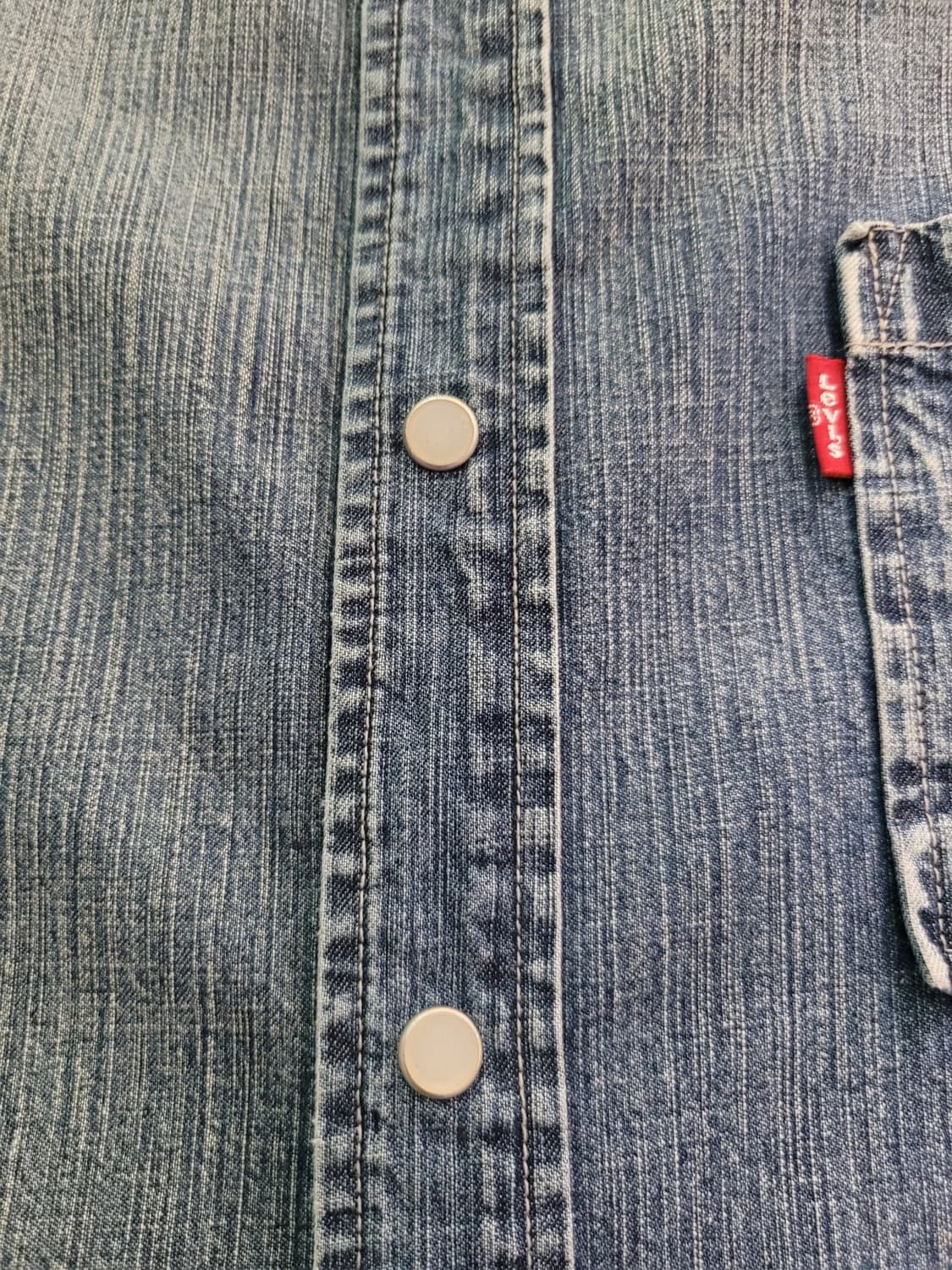 리바이스 Levi's 원포켓 워싱 데님셔츠 XL 105사이즈 상품이미지5