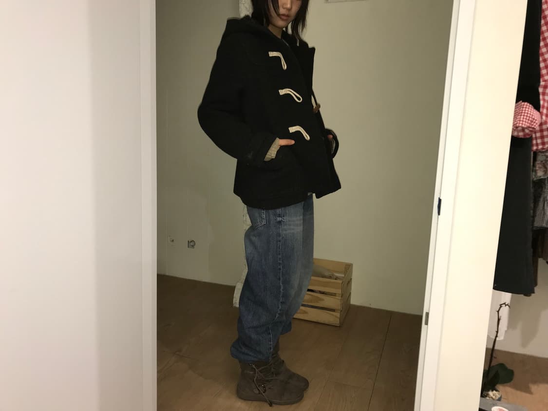 charcoal duffel coat 상품이미지2