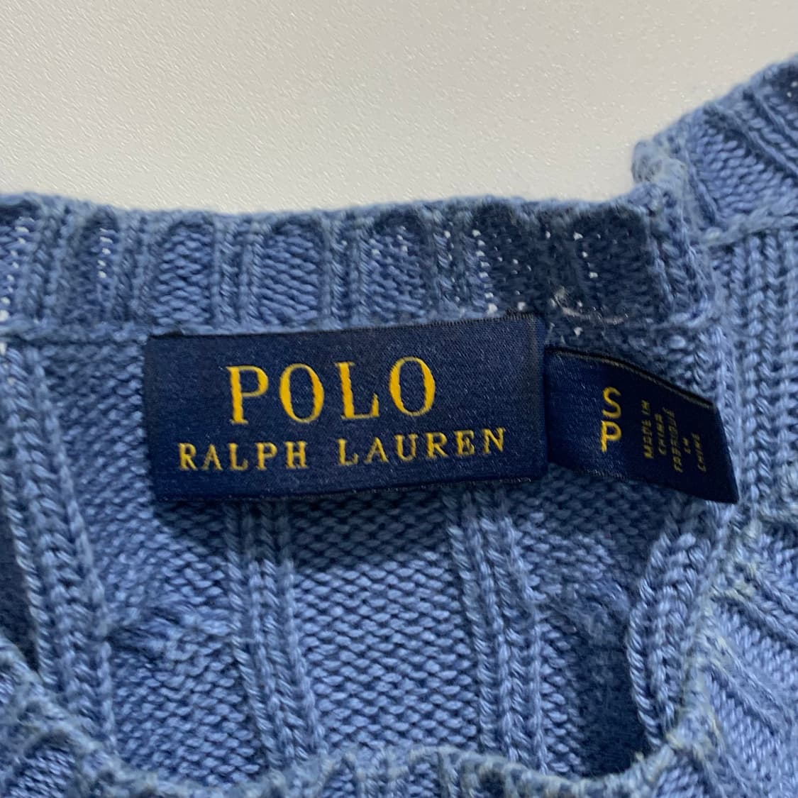 폴로 우먼스 케이블 라운드 니트 상품이미지3