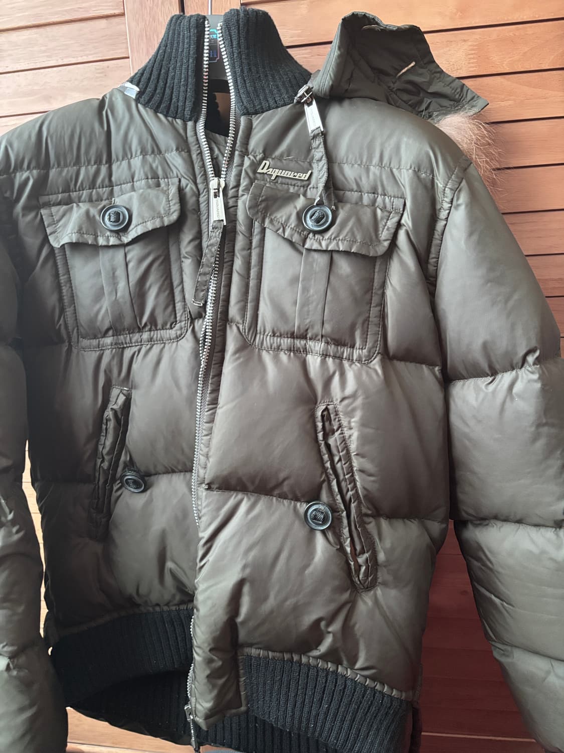 디스퀘어드2 라쿤퍼패딩 매장제품 48시이즈 상품이미지5