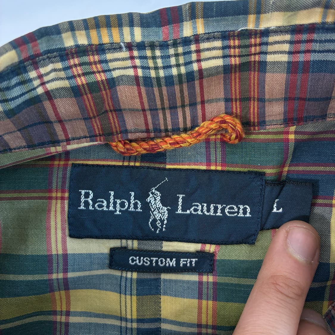 Polo 폴로 랄프로렌 코튼 마드라스 체크 셔츠 상품이미지4