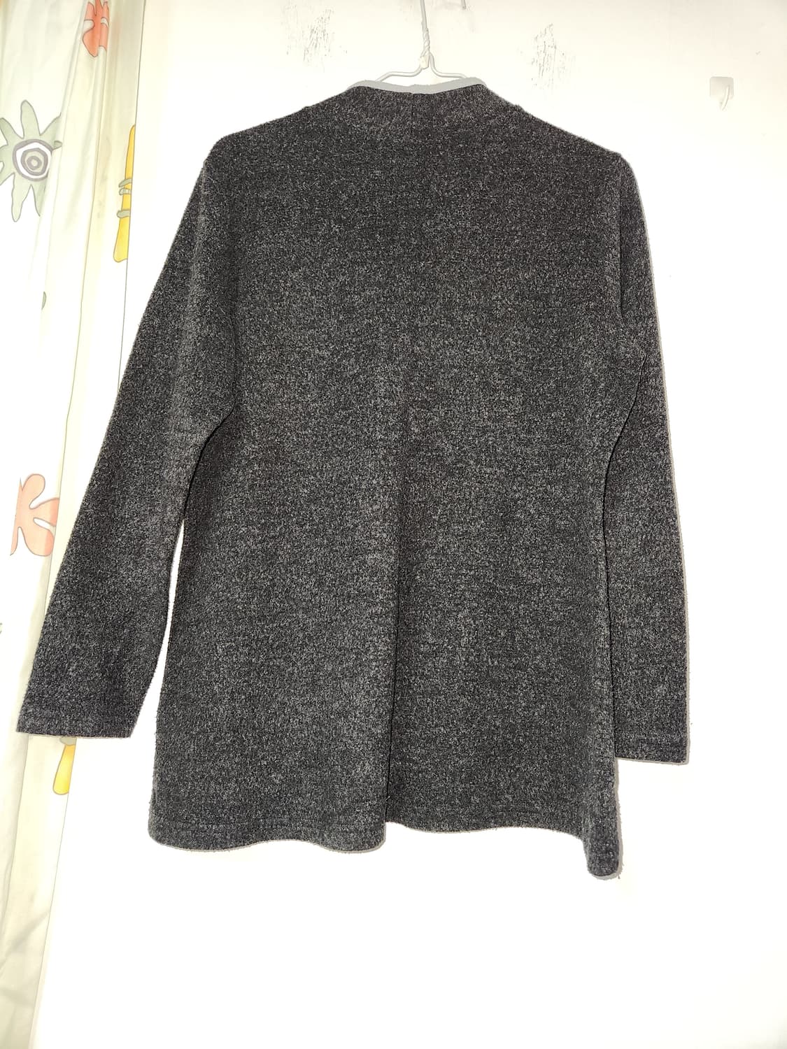 진주 털 장식 니트 회색 F(~77) 상품이미지2