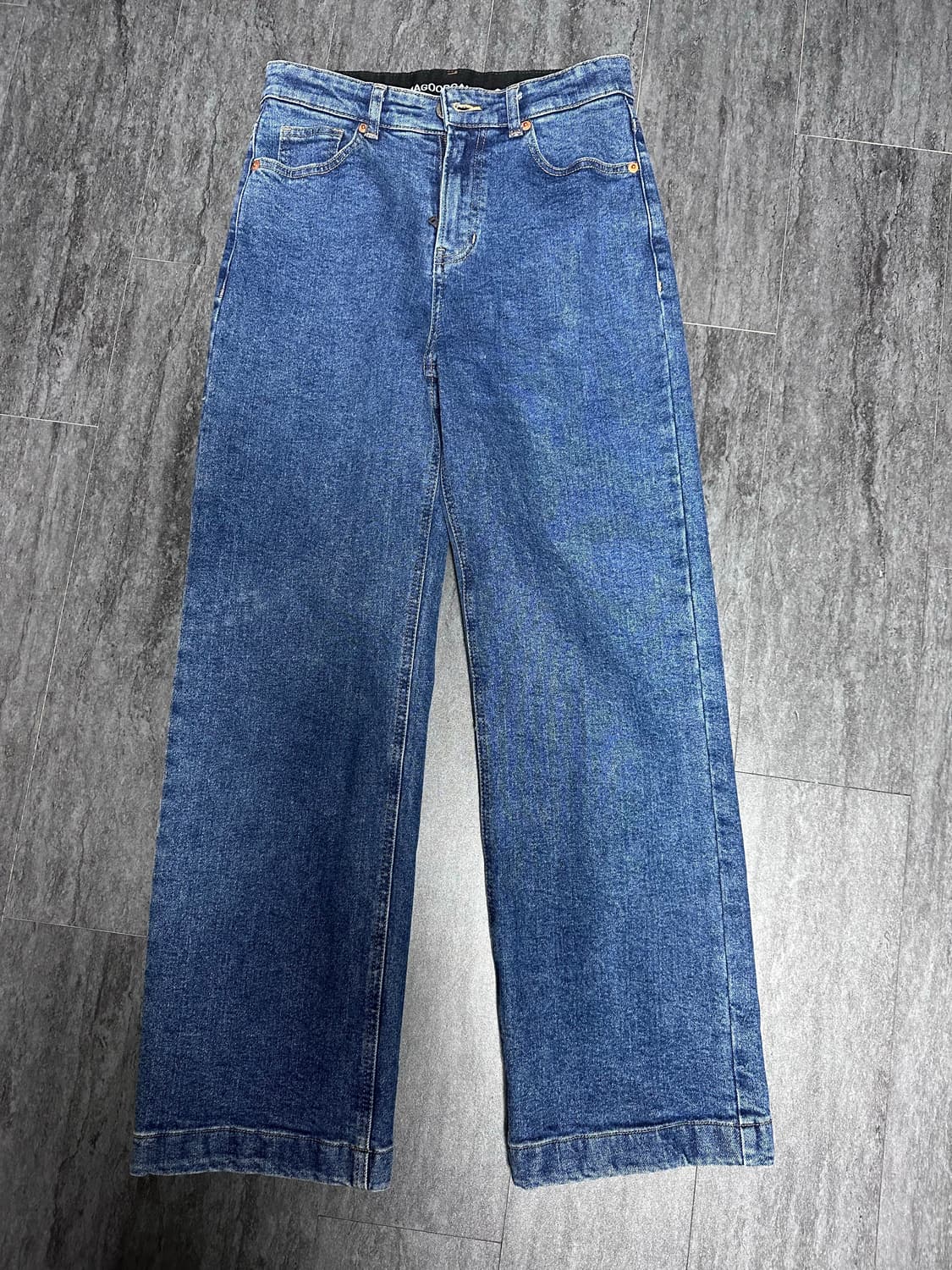 맥우드건 세미와이드핏 기모 데님팬츠(26사이즈) 상품이미지1