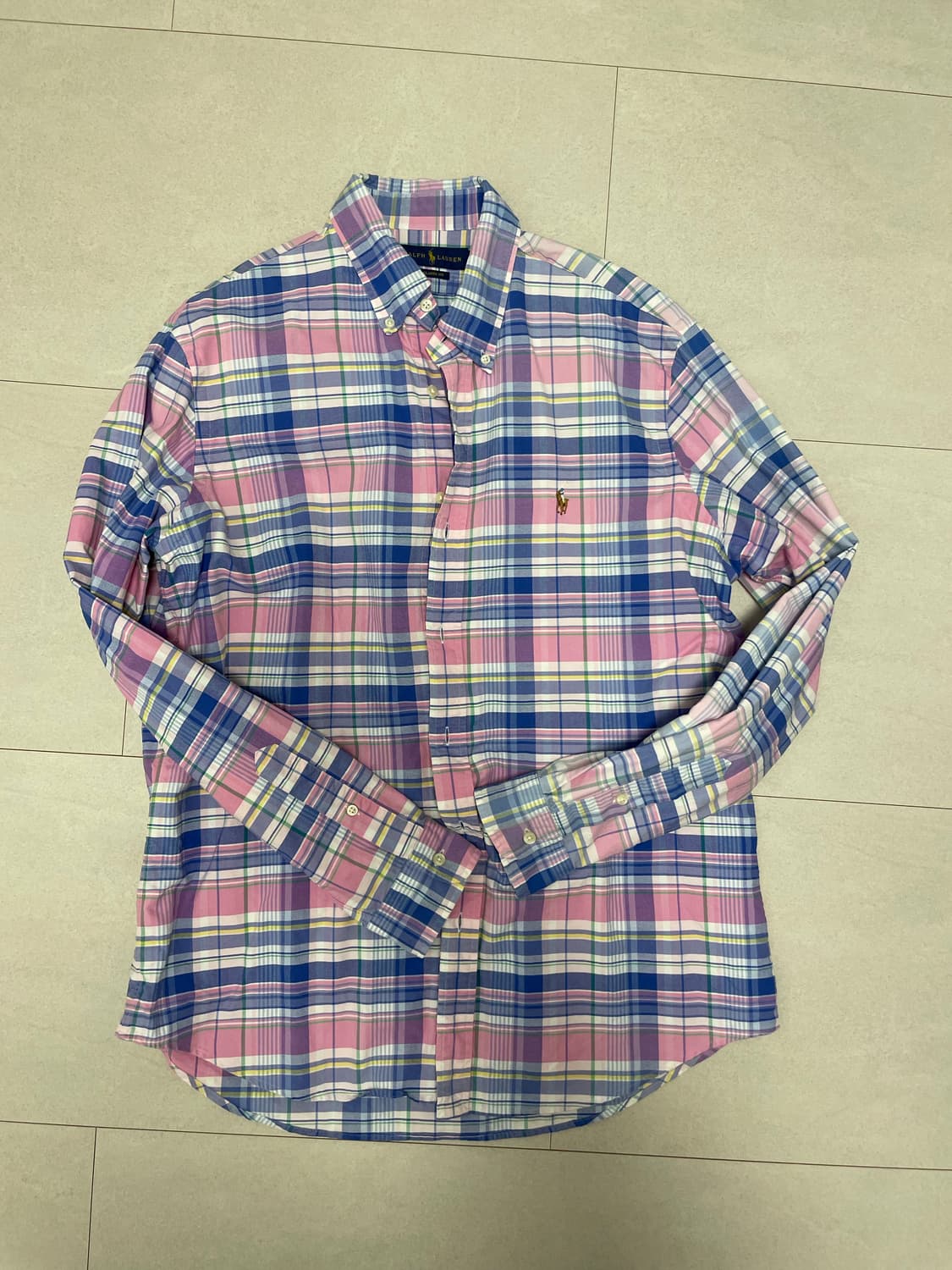 폴로 체크 셔츠 남방 상품이미지1