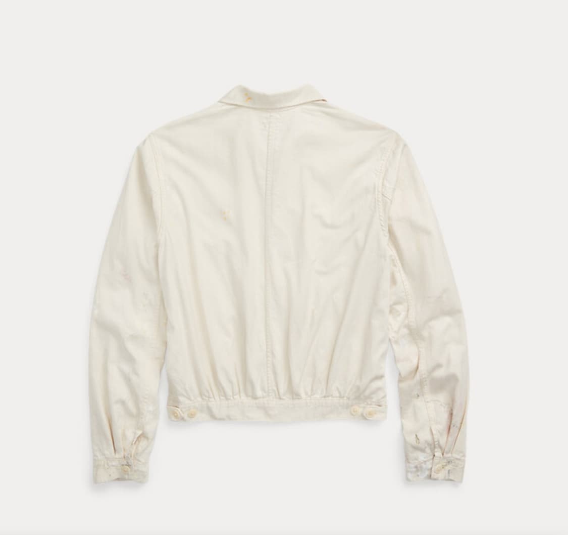 더블알엘 rrl 페인트 스플래터 사틴 워크재킷 L 상품이미지2