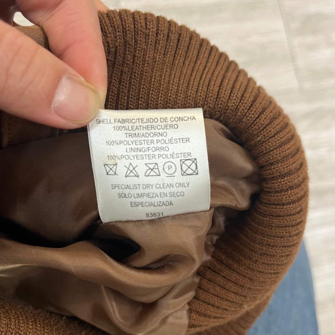 vintage leather jacket 딱붙 상품이미지5