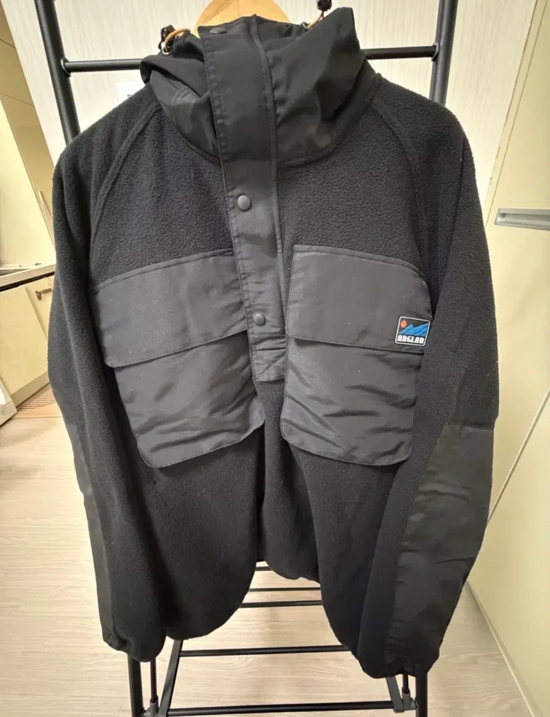 앵글런 후드 플리스 하프집업 상품이미지1