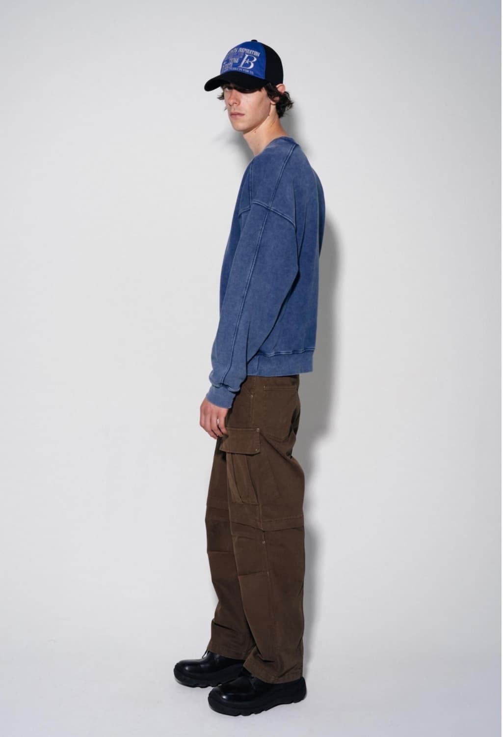 BAUF 바우프 B 로고 볼캡 모자 블루 상품이미지4