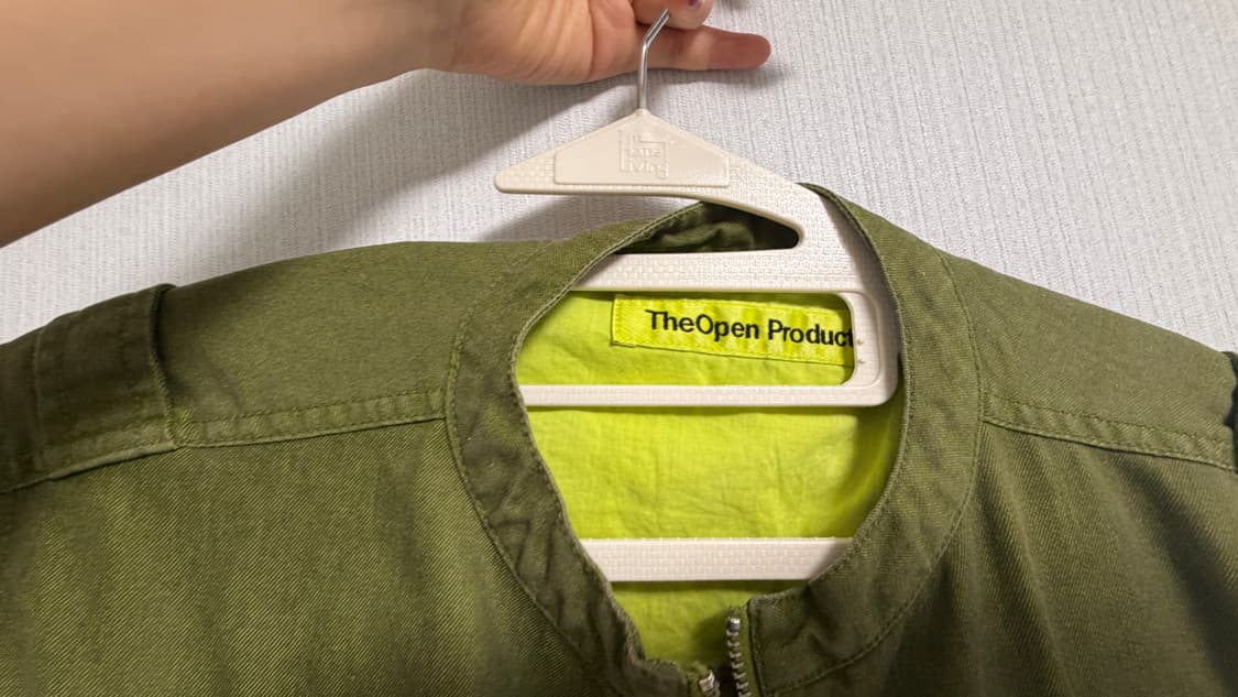 더오픈프로덕트 셔링 워크 베스트 카키 2사이즈 상품이미지7