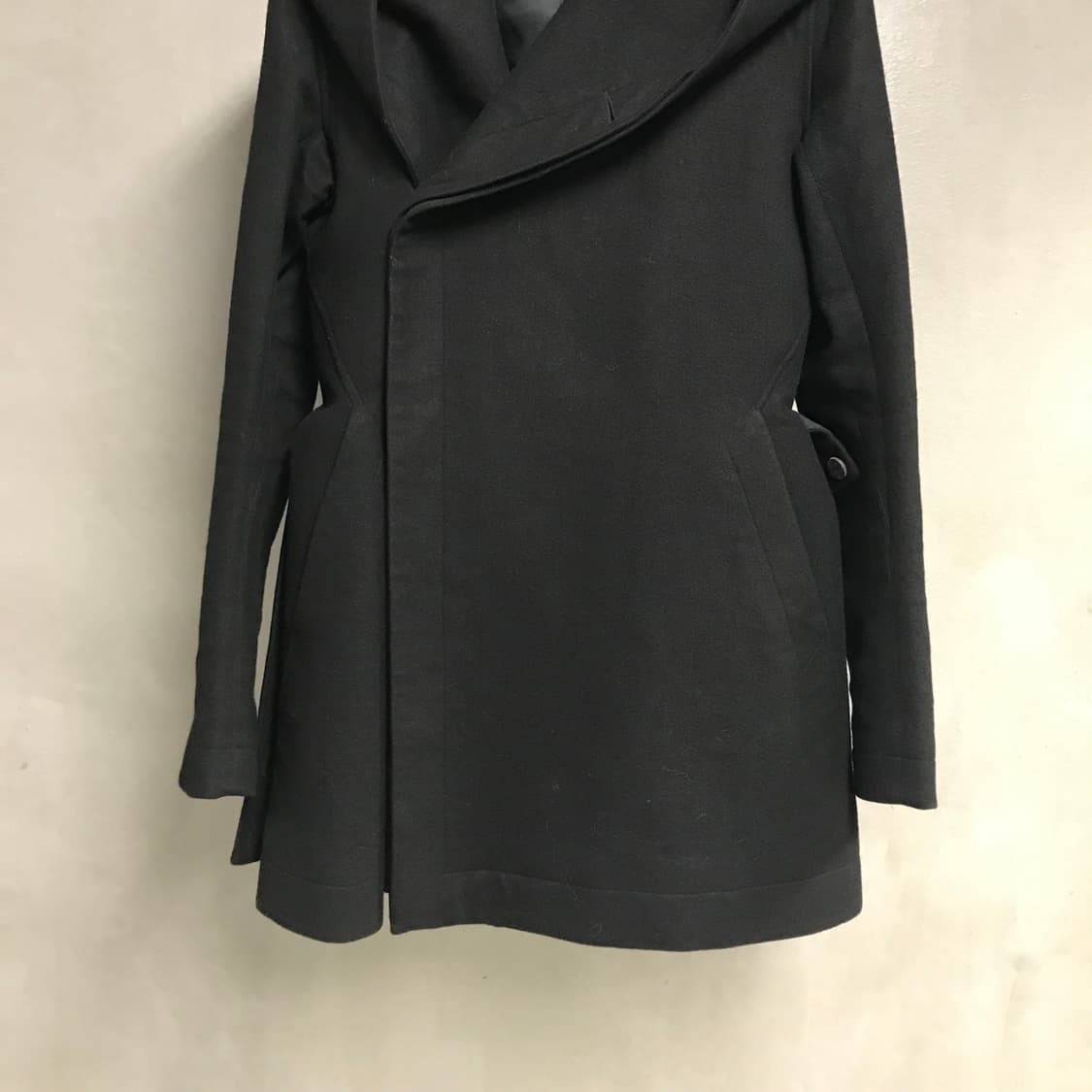 릭오웬스 블랙 코트 M(W) 상품이미지3