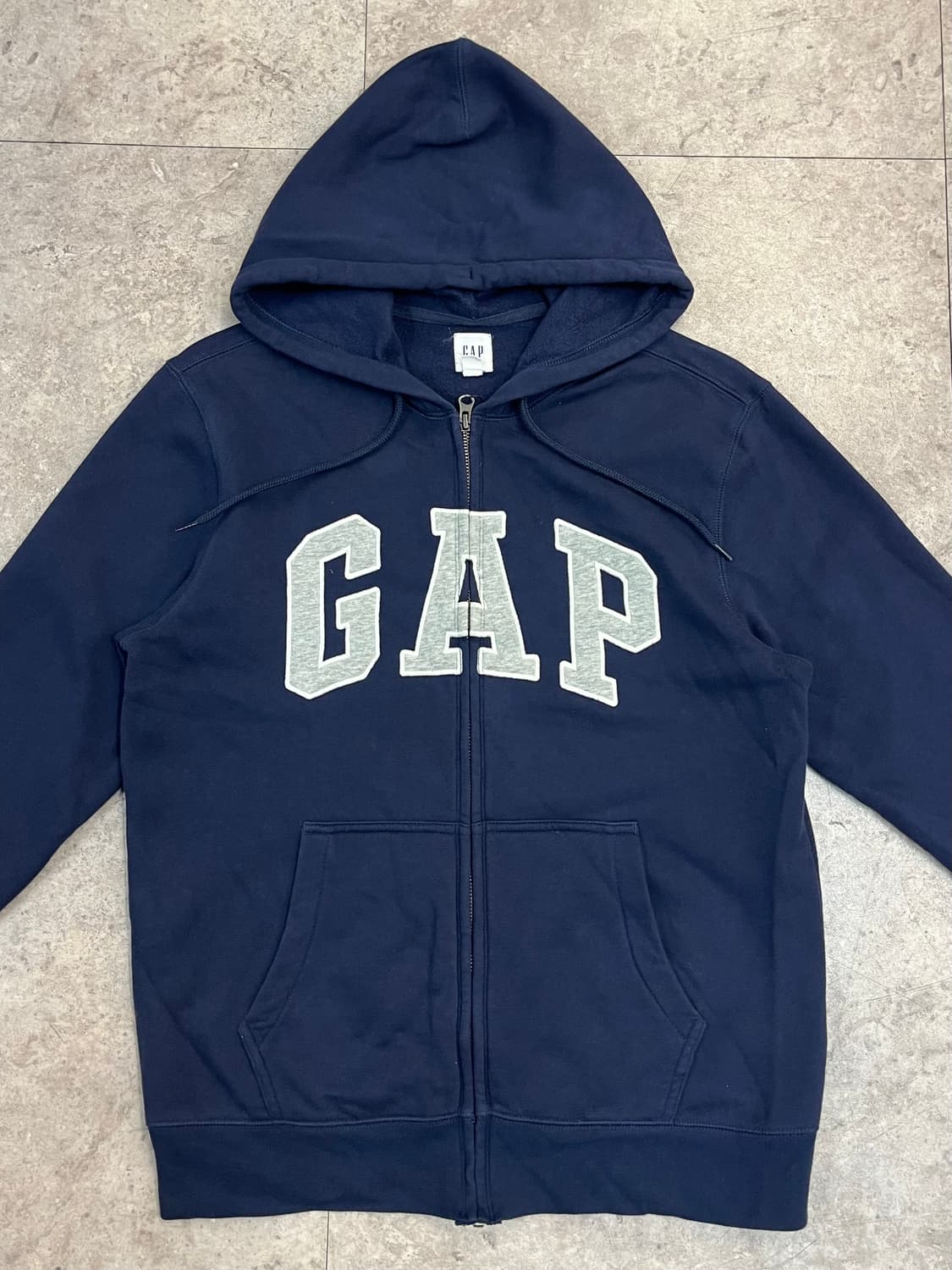 갭 기모 후드집업 네이비 S #csz2590 상품이미지5