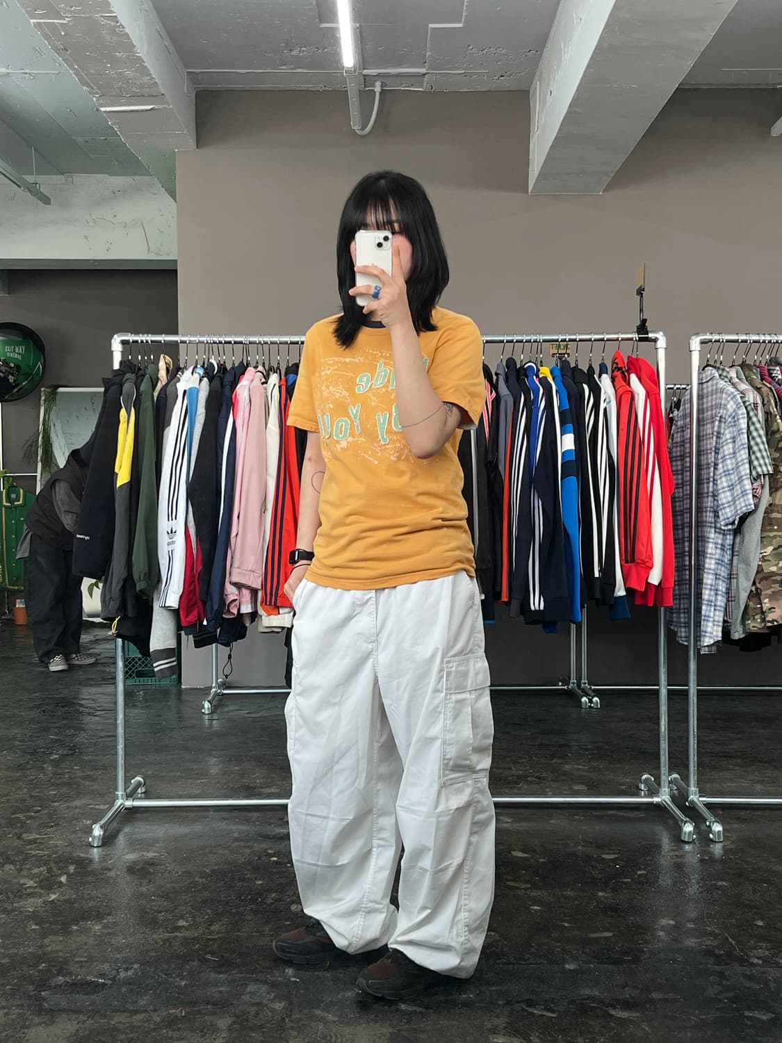 컨버스 패치 로고 프린틴 반팔 티셔츠 상품이미지4