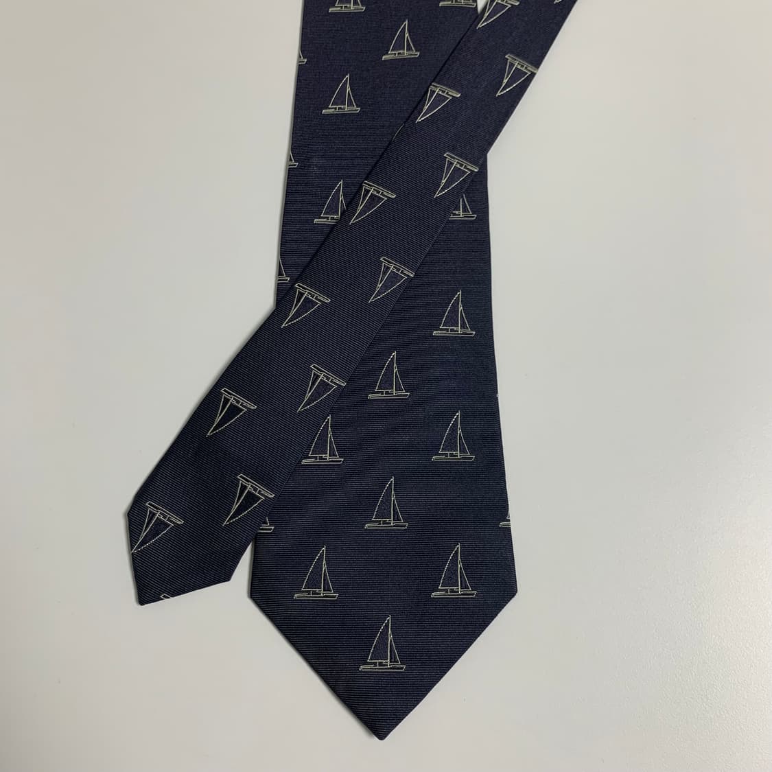 폴로 랄프로렌(POLO) 클래식 정장넥타이 네이비 최상급 9.2cm 상품이미지3