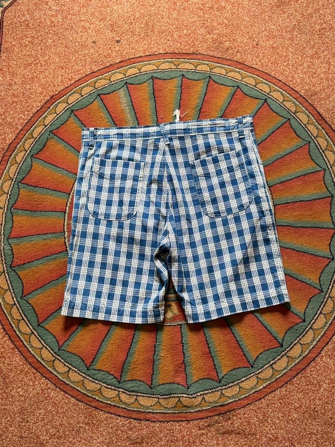 Porter Classic 팔라카 팔라카 체크 패턴 쇼트 팬츠 상품이미지3