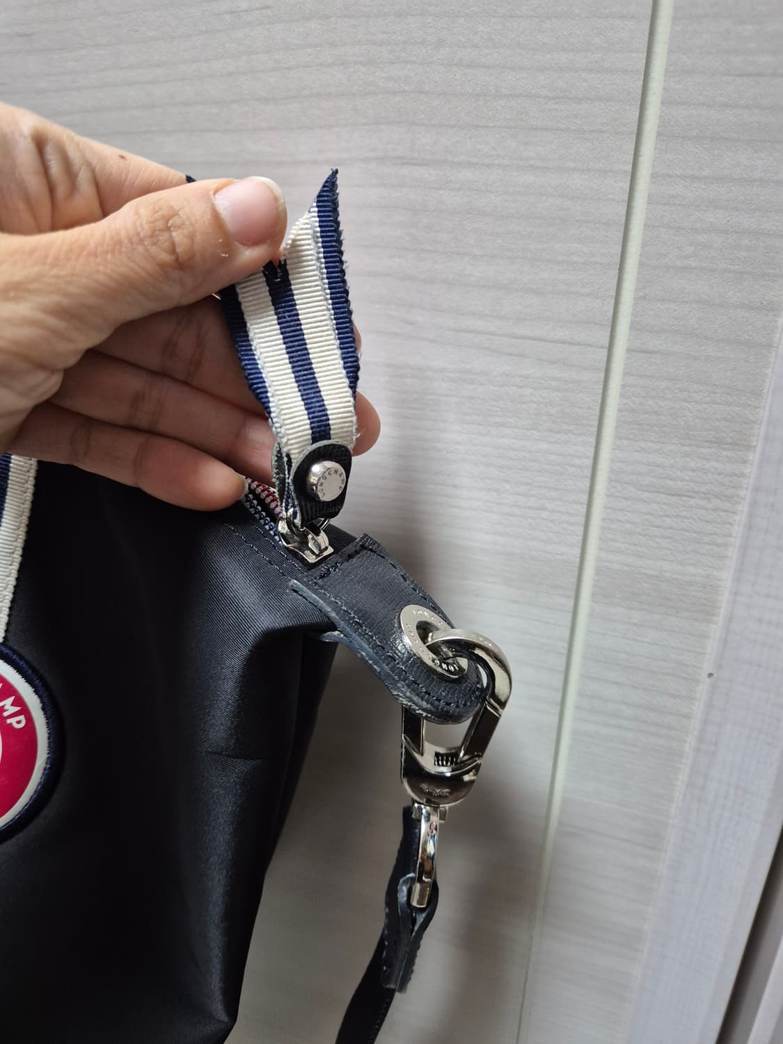 (정품) 롱샴 르플리아쥬 블랙 토트백  크로스백 상품이미지6