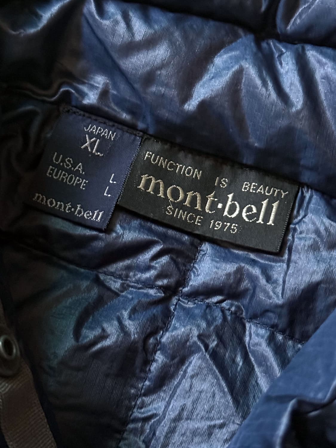 90s 몽벨 구스다운 경량 푸퍼 자켓 (100-105) 상품이미지4