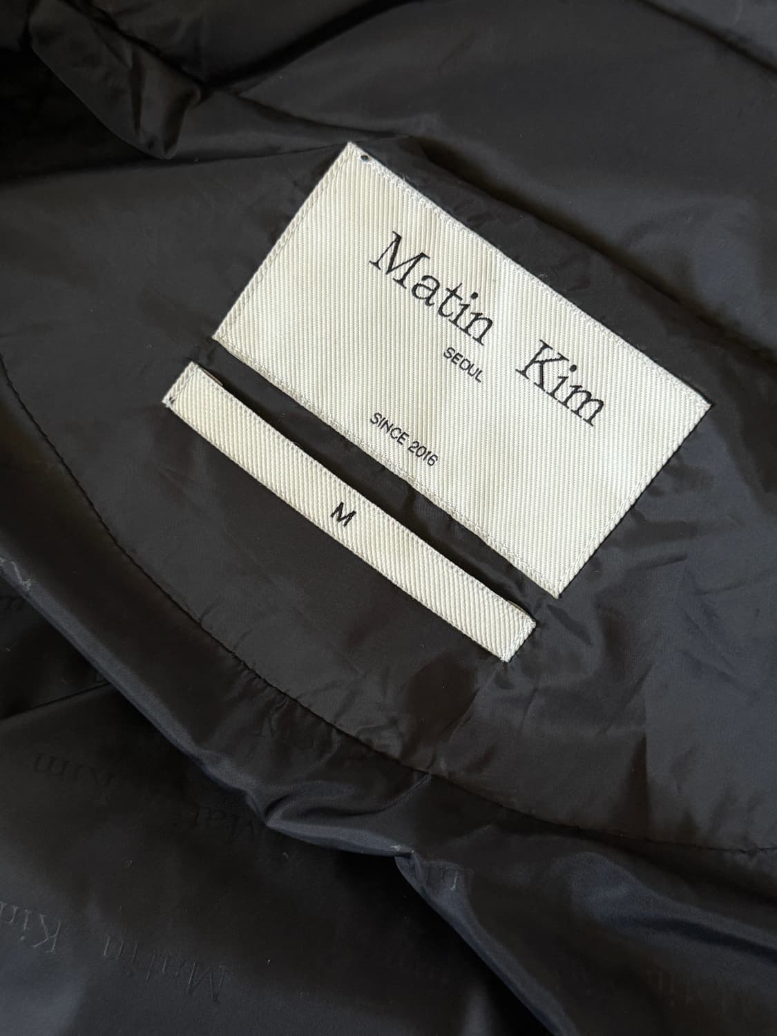 마뗑킴 패딩 블랙 (M) 상품이미지2