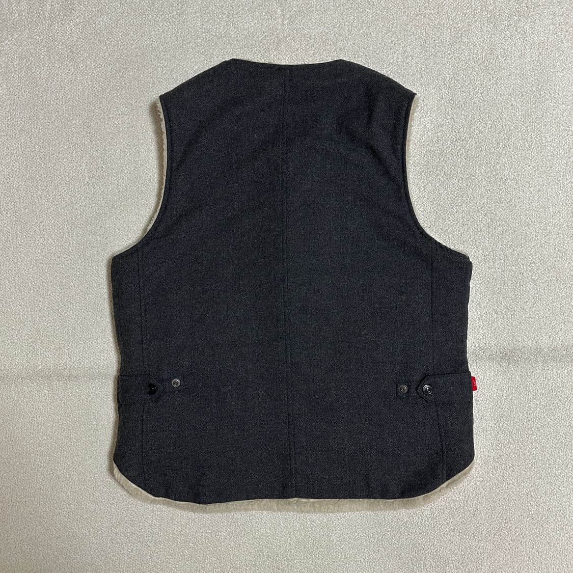 커버낫 헤리스 트위드 보아 베스트 상품이미지2