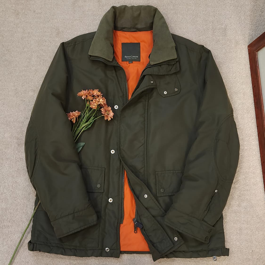 90s 헨리코튼 필드자켓 이탈리안 밀리터리 클래식 마운틴 파카 50 상품이미지1