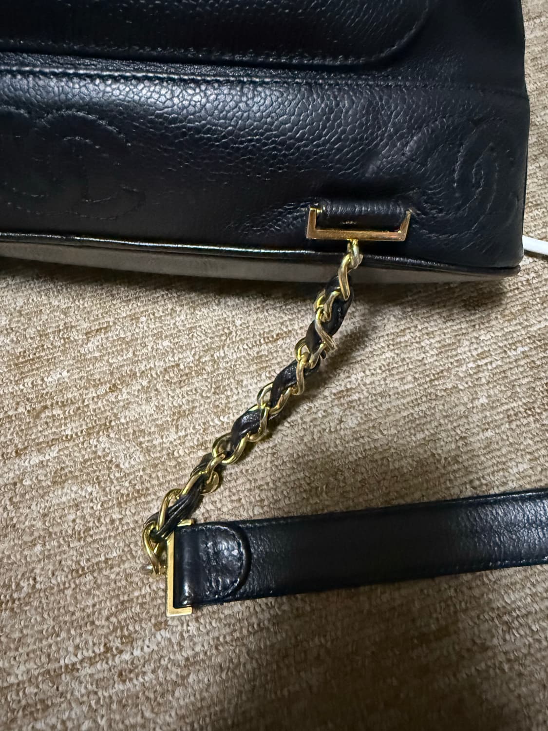 샤넬 캐비어 cc로고 백팩 상품이미지5