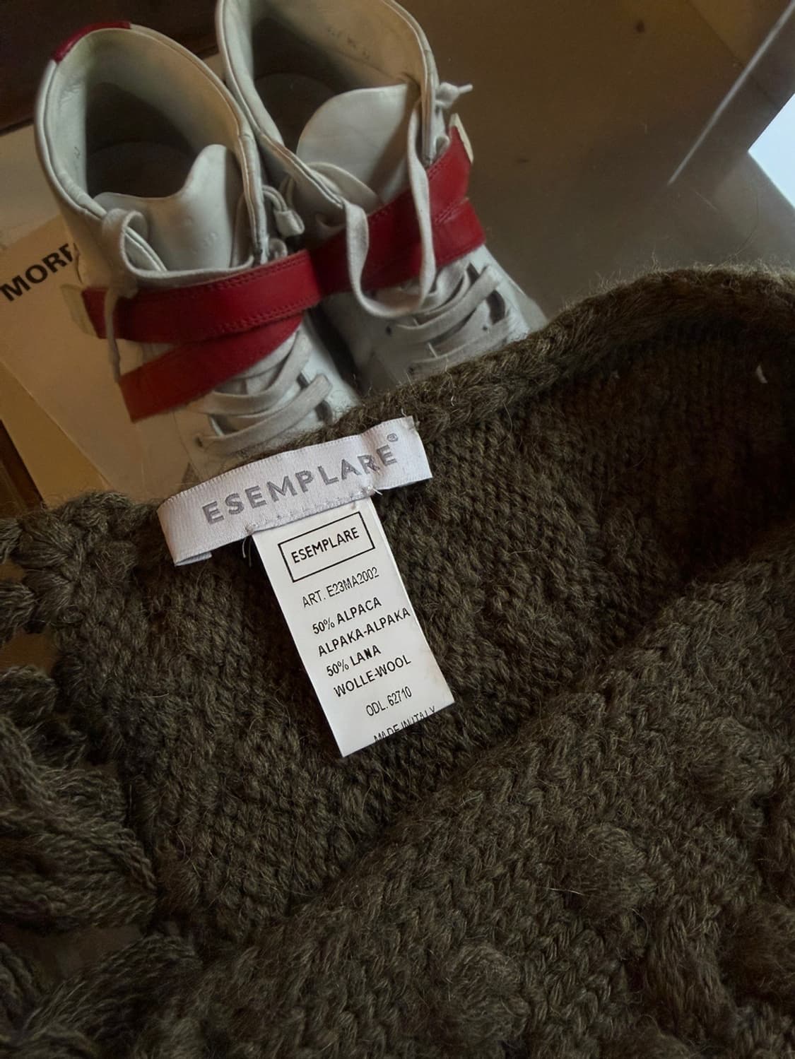 ESEMPLARE 알파카 울 머플러 상품이미지5