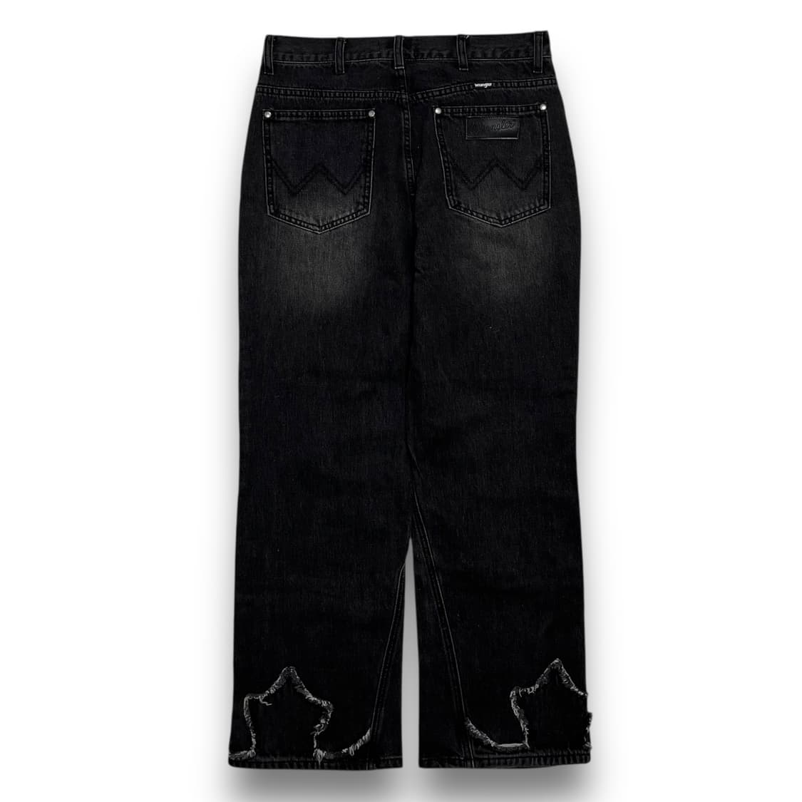 랭글러 디스트로이드 인디고 웨스턴 흑청 데님팬츠 상품이미지6