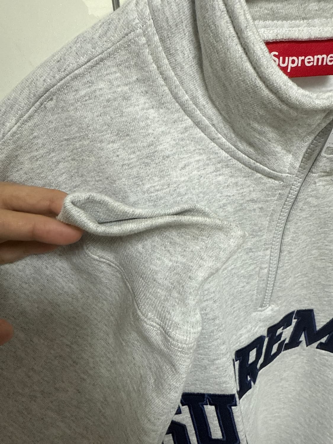 슈프림 컬리지에이트 하프 집업 상품이미지5