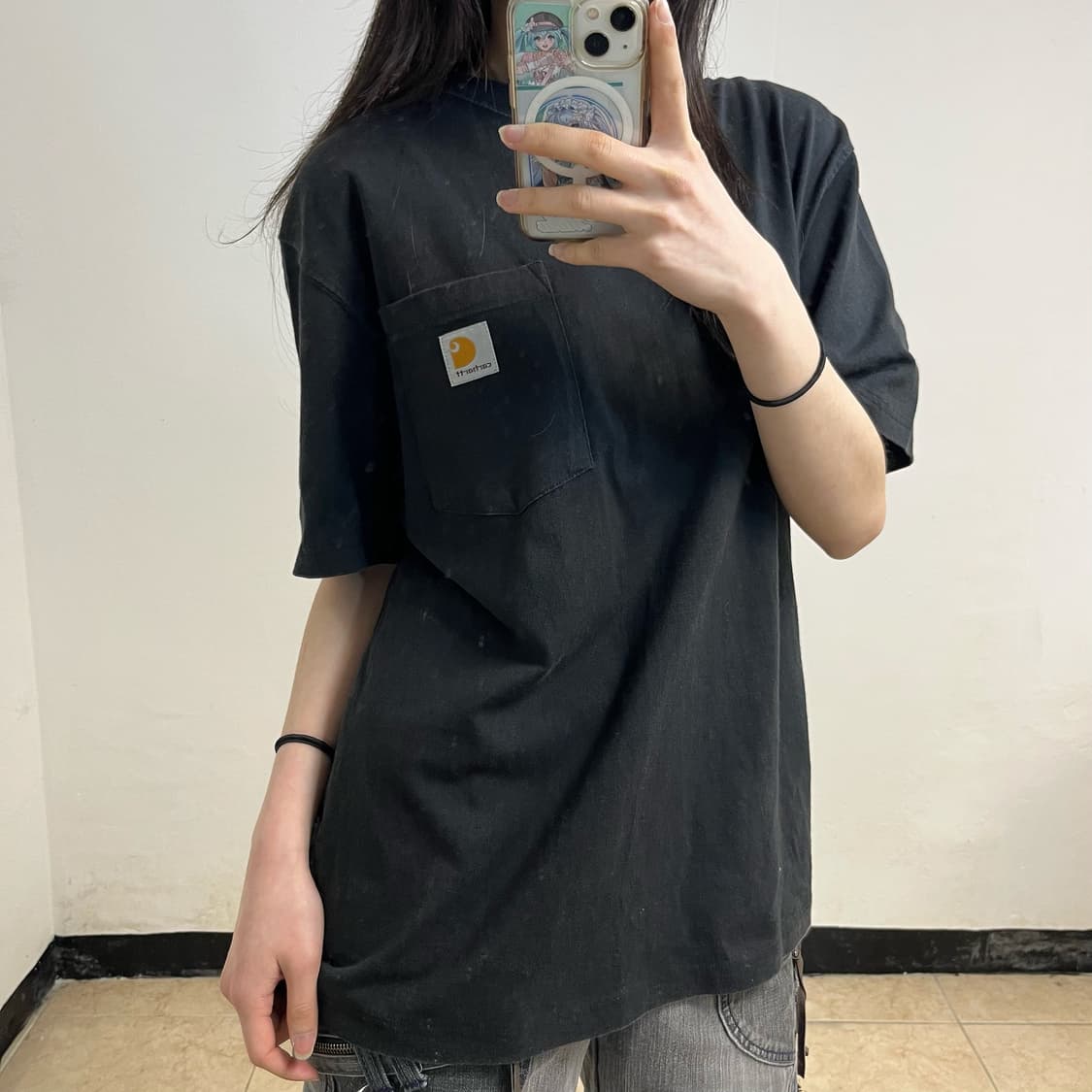 Carhartt black t-shirt  상품이미지3