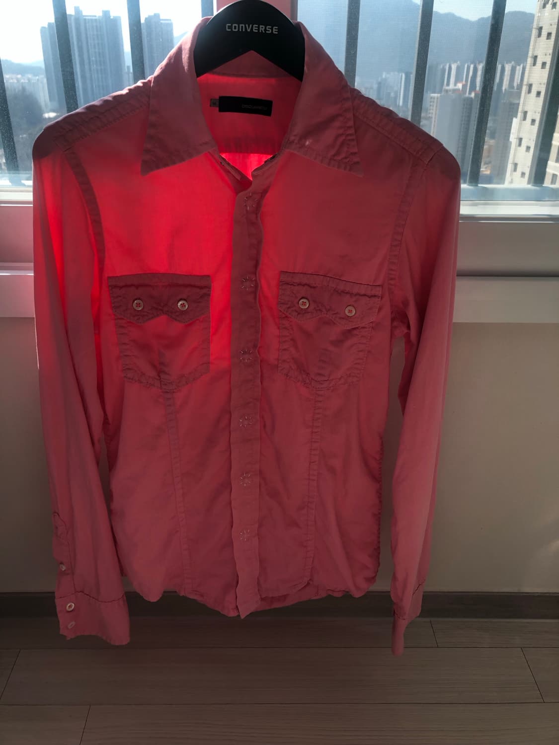 디스퀘어드 핑크셔츠 상품이미지1