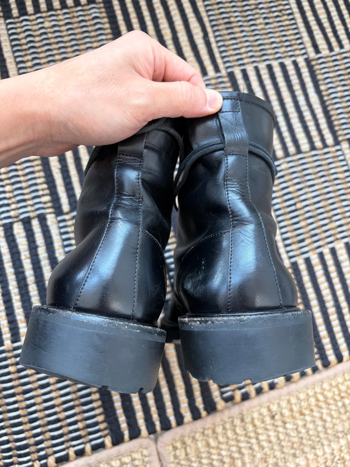 드리스 반 노튼 컴뱃 부츠 40사이즈 상품이미지7