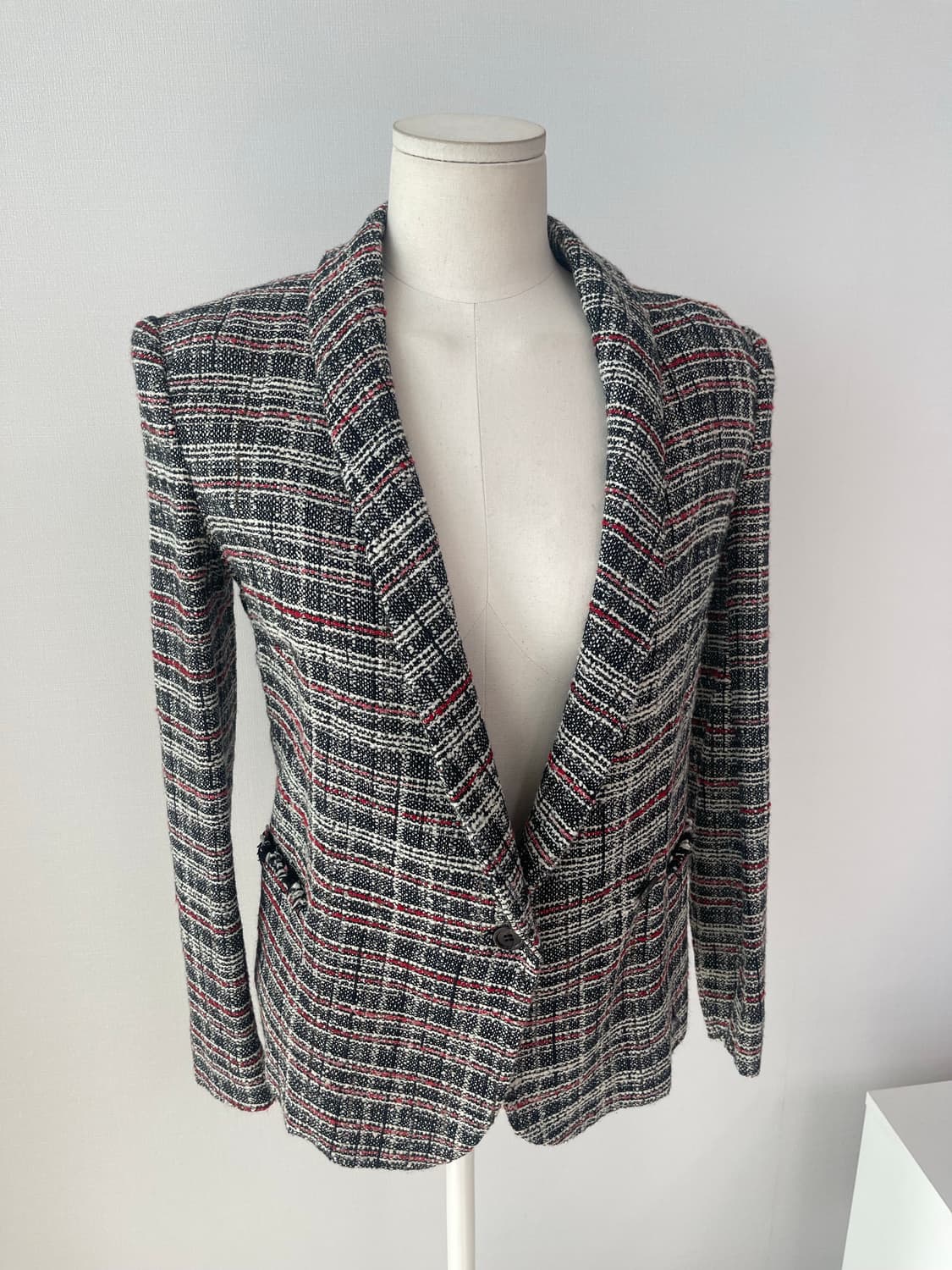 이자벨마랑 에뚜왈 트위드 자켓 36 (44) 상품이미지8