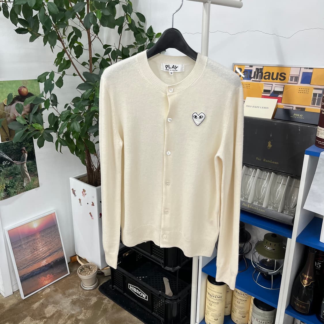꼼데가르송 우먼 울 가디건 M 상품이미지1