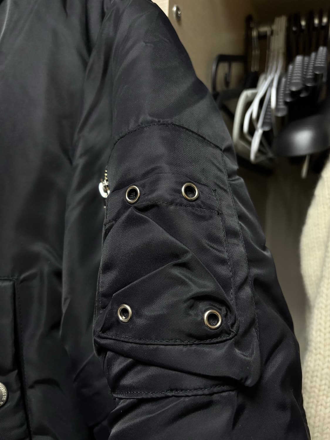 나체 크롭 봄버자켓 상품이미지10