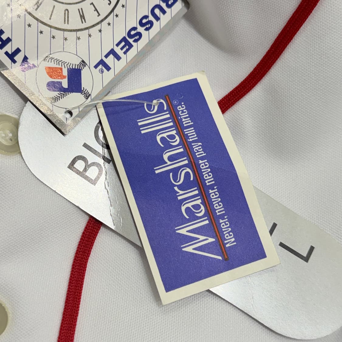 [데드스탁] [3XL] 러셀 보스턴레드삭스 유니폼 상품이미지8