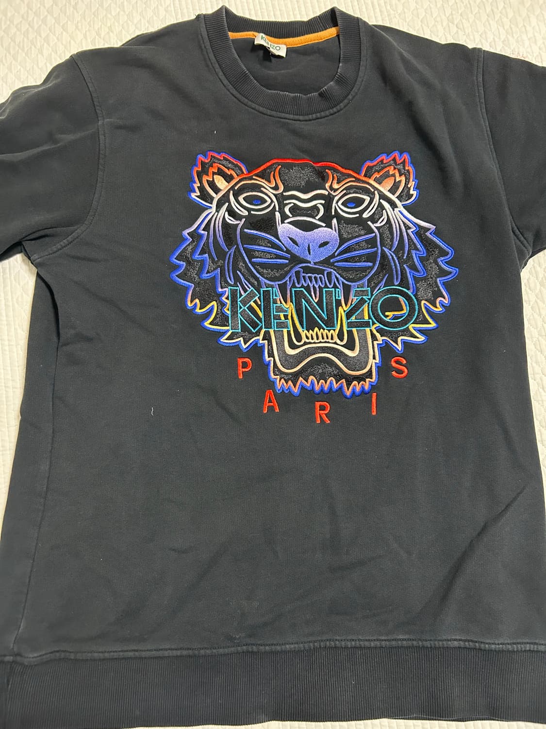 겐조 타이거 자수 맨투맨 블랙 M 상품이미지1