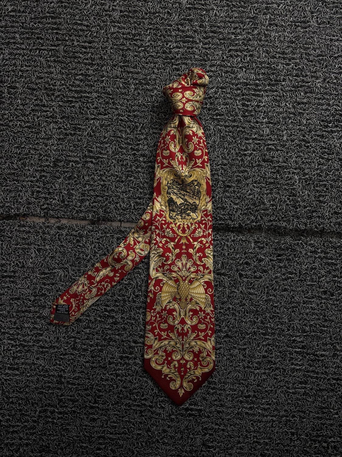 오리엔탈 빈티지 패턴 실크 넥타이 1965 상품이미지2