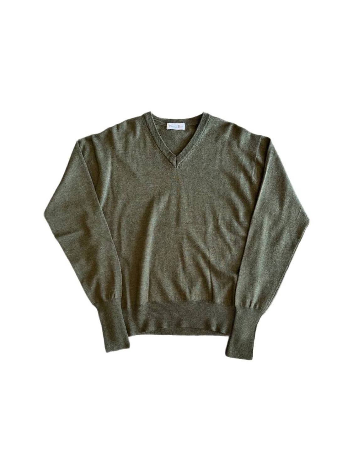크리스챤 디올 브이넥 하이게이지 울스웨터 상품이미지1