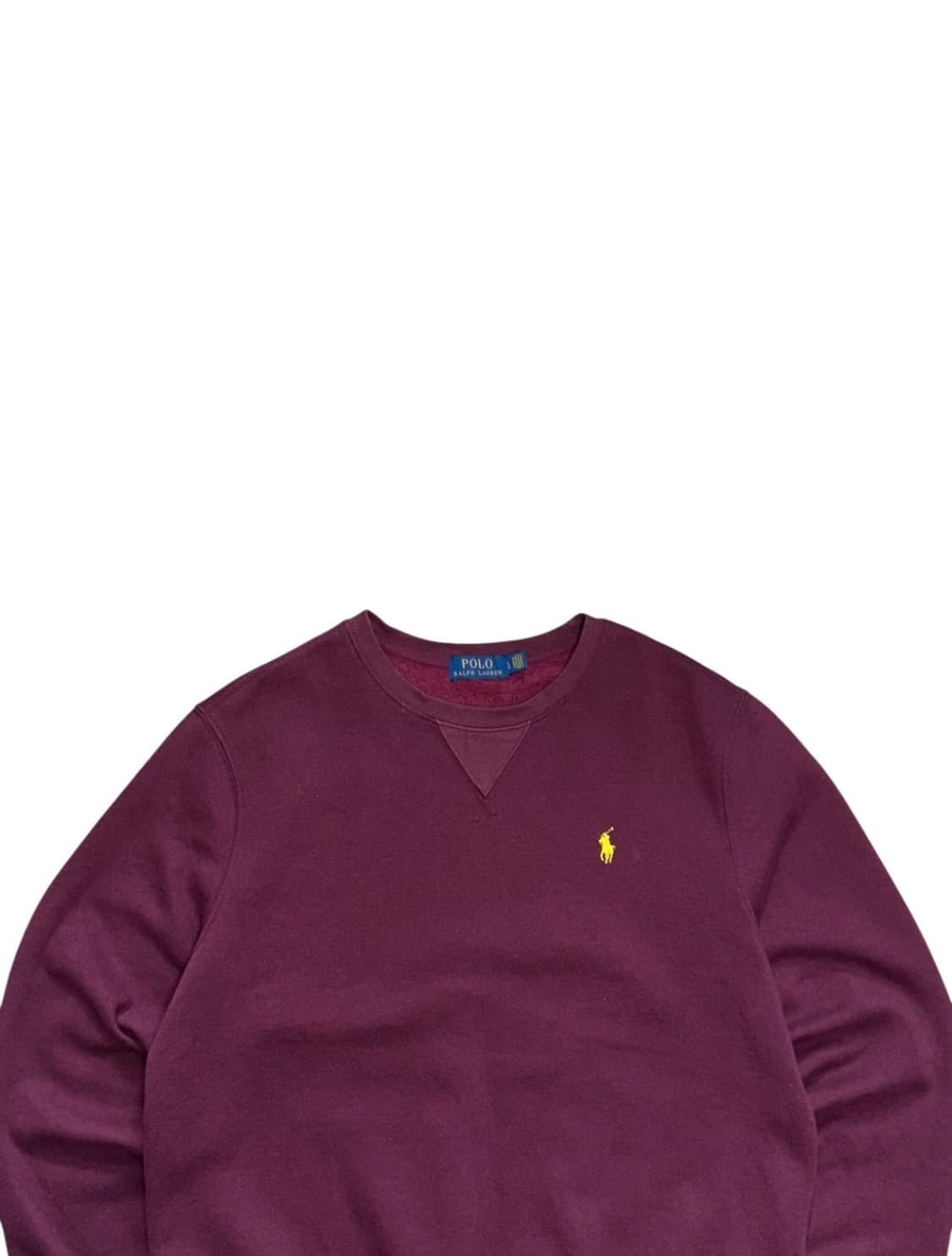 폴로 랄프로렌 버건디 맨투맨 스웻셔츠 상품이미지3