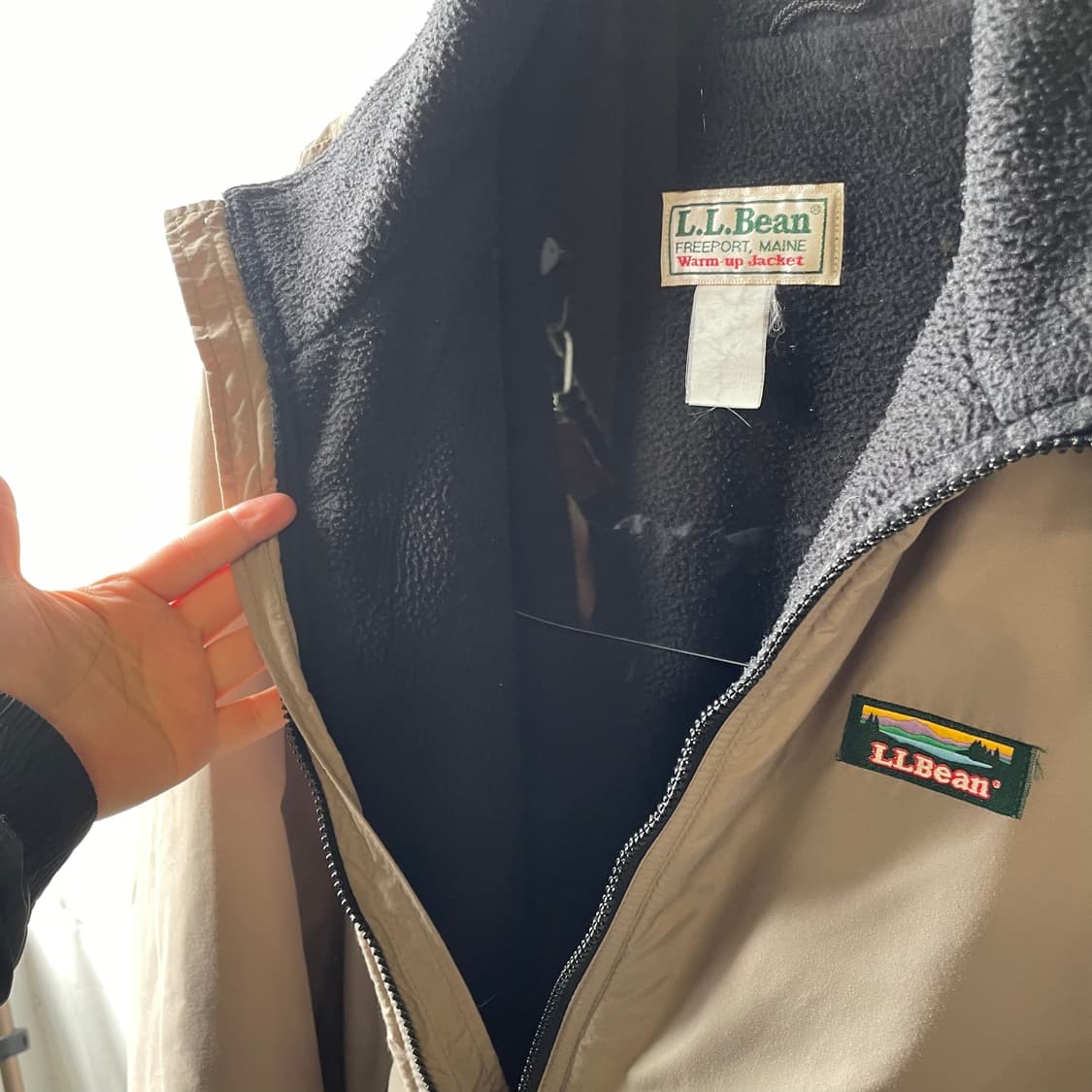 90s 엘엘빈 나일론 웜업자켓 상품이미지7