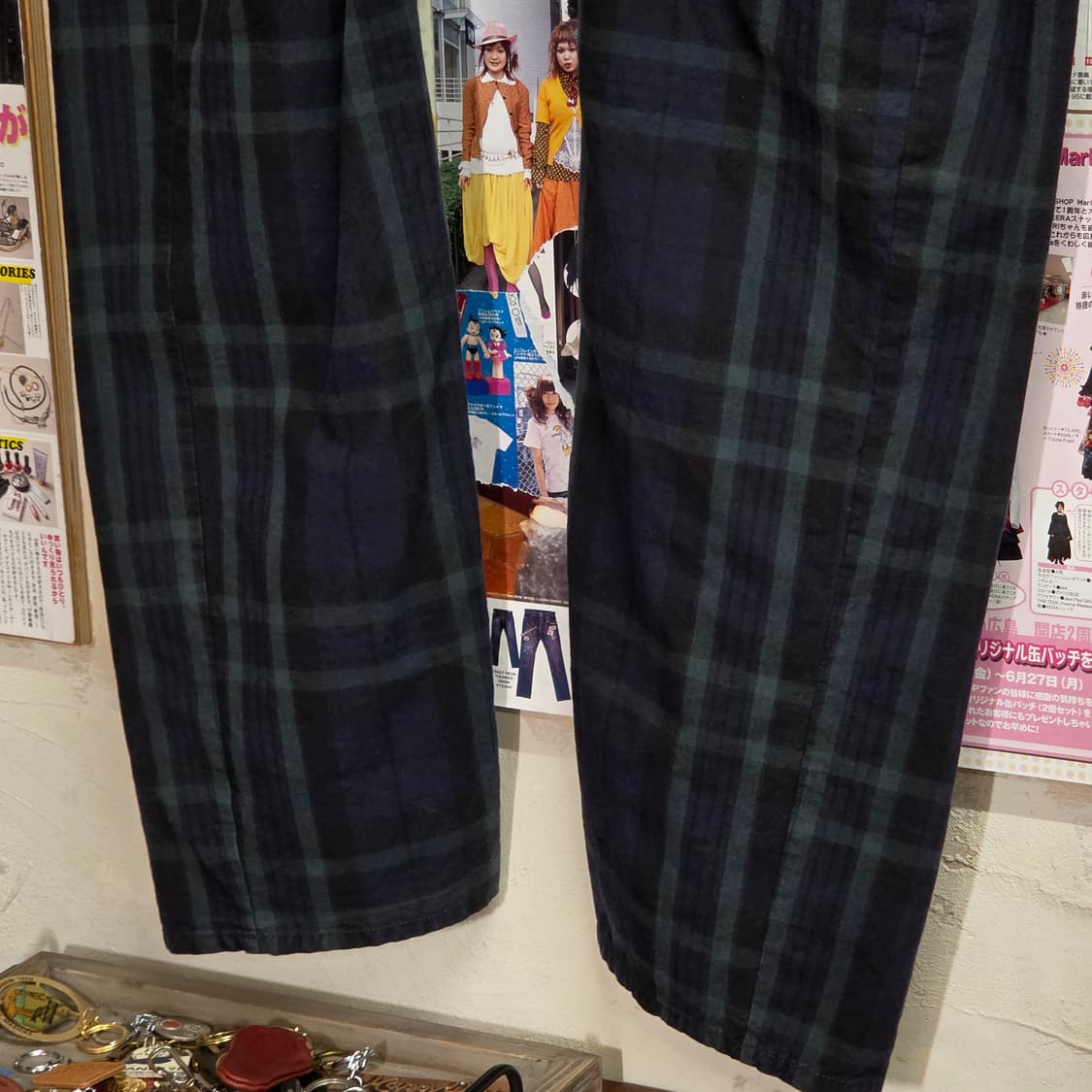 JPN 도미네이트 레이어드 체크 스트레이트 팬츠 상품이미지6