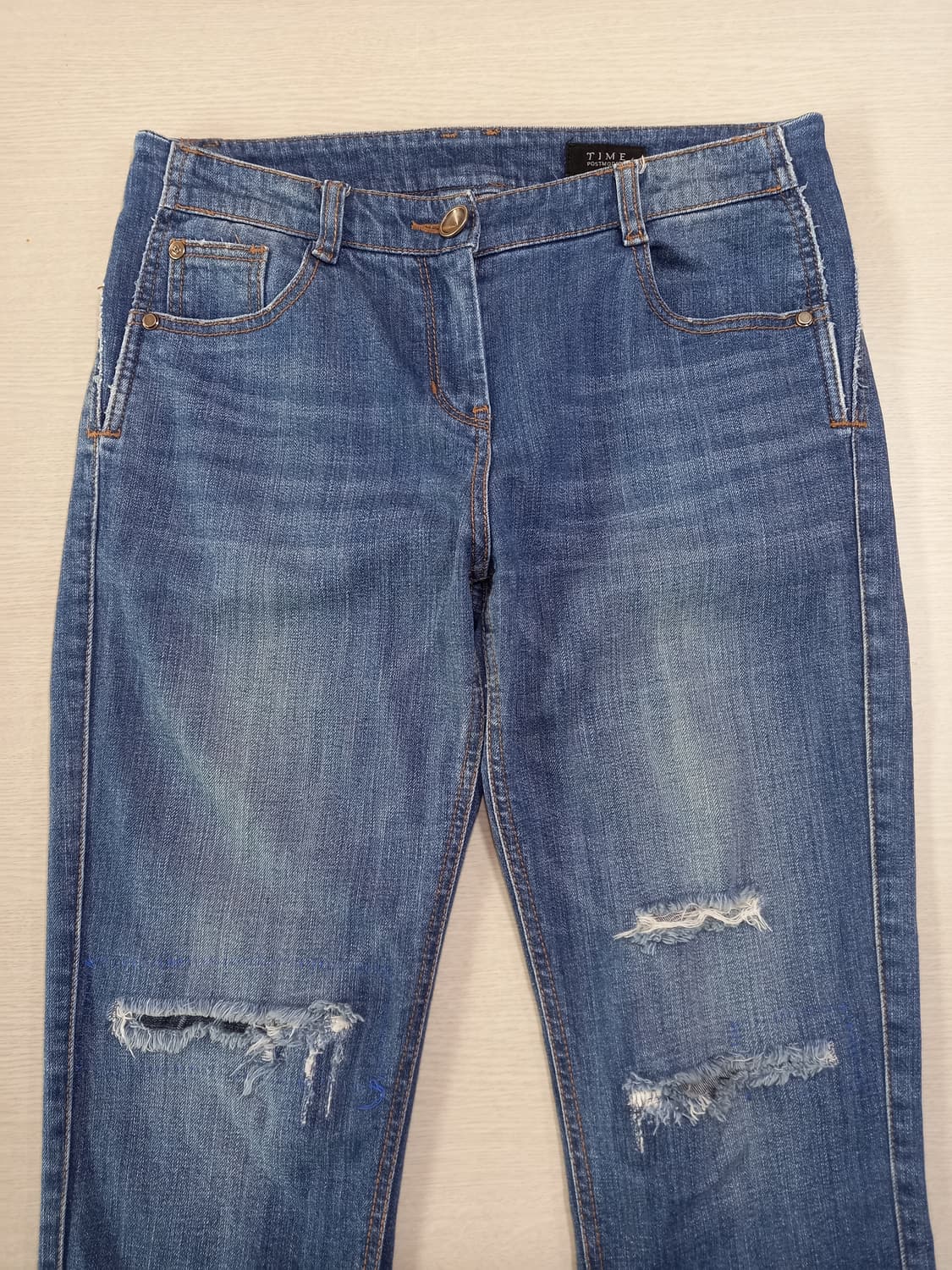 29 TIME 워싱 스판 약부츠컷 리폼드진 29-543 상품이미지3