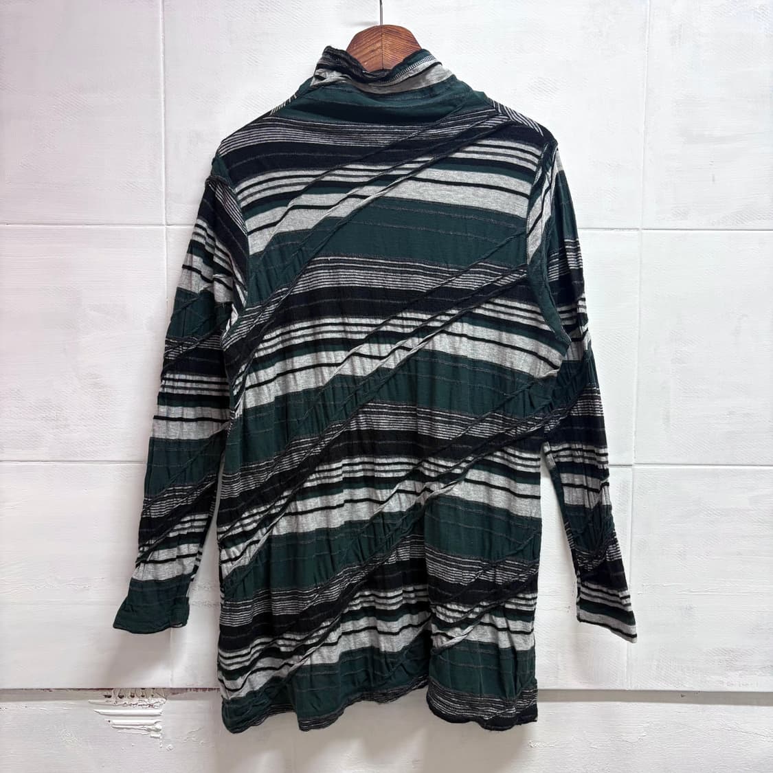 KEIKO KISHI by nosh 울 코튼 패치 롱슬리브 상품이미지6