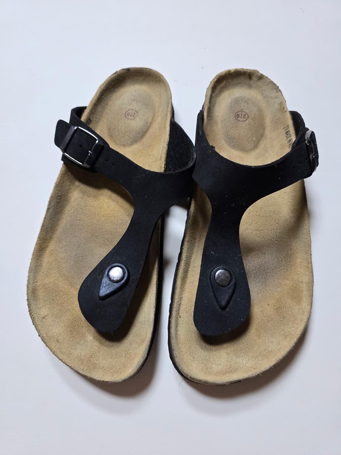 블랙 코르크 샌들 270 상품이미지1