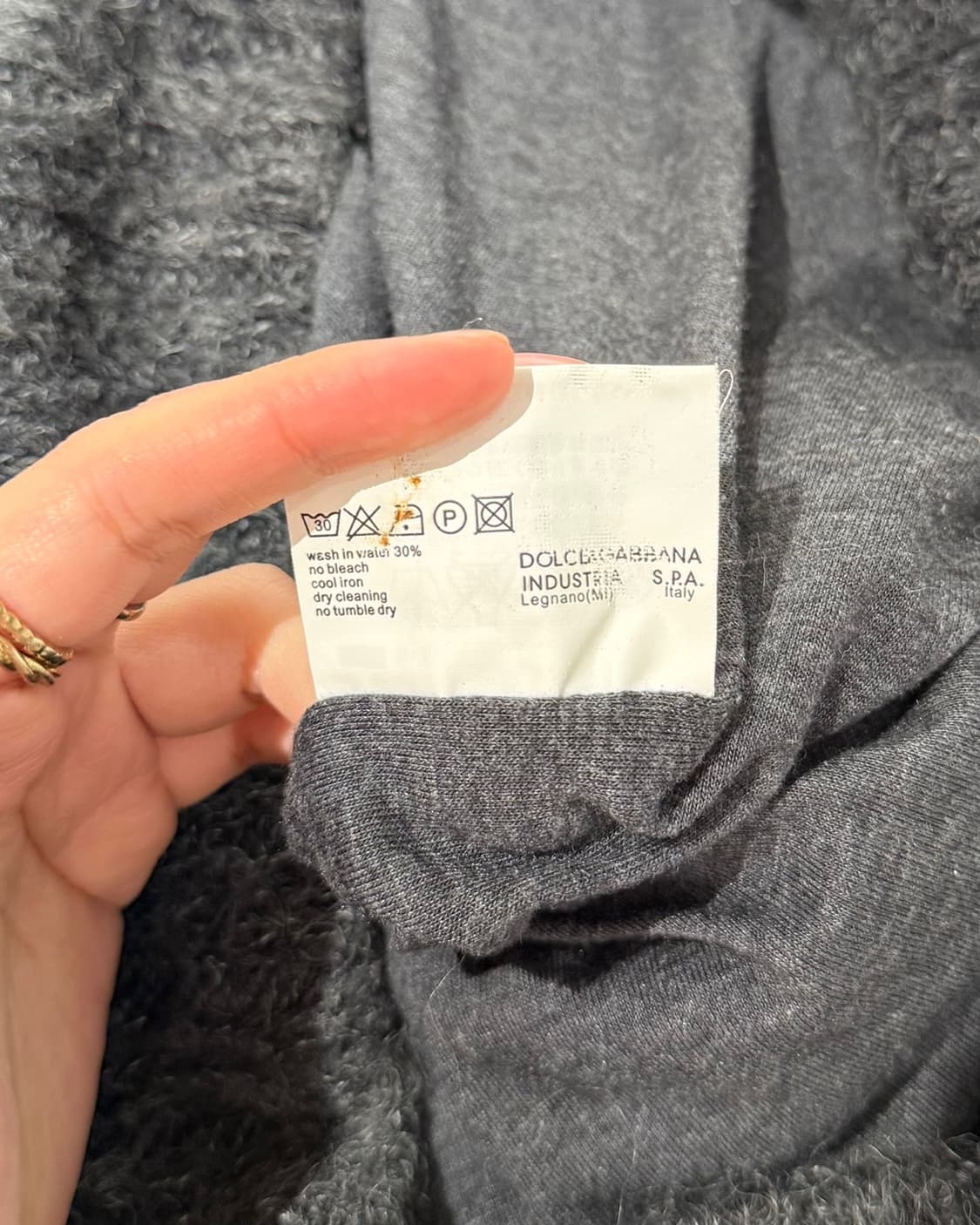 돌체앤가바나 차콜 울 블랜드 집업 자켓 상품이미지9