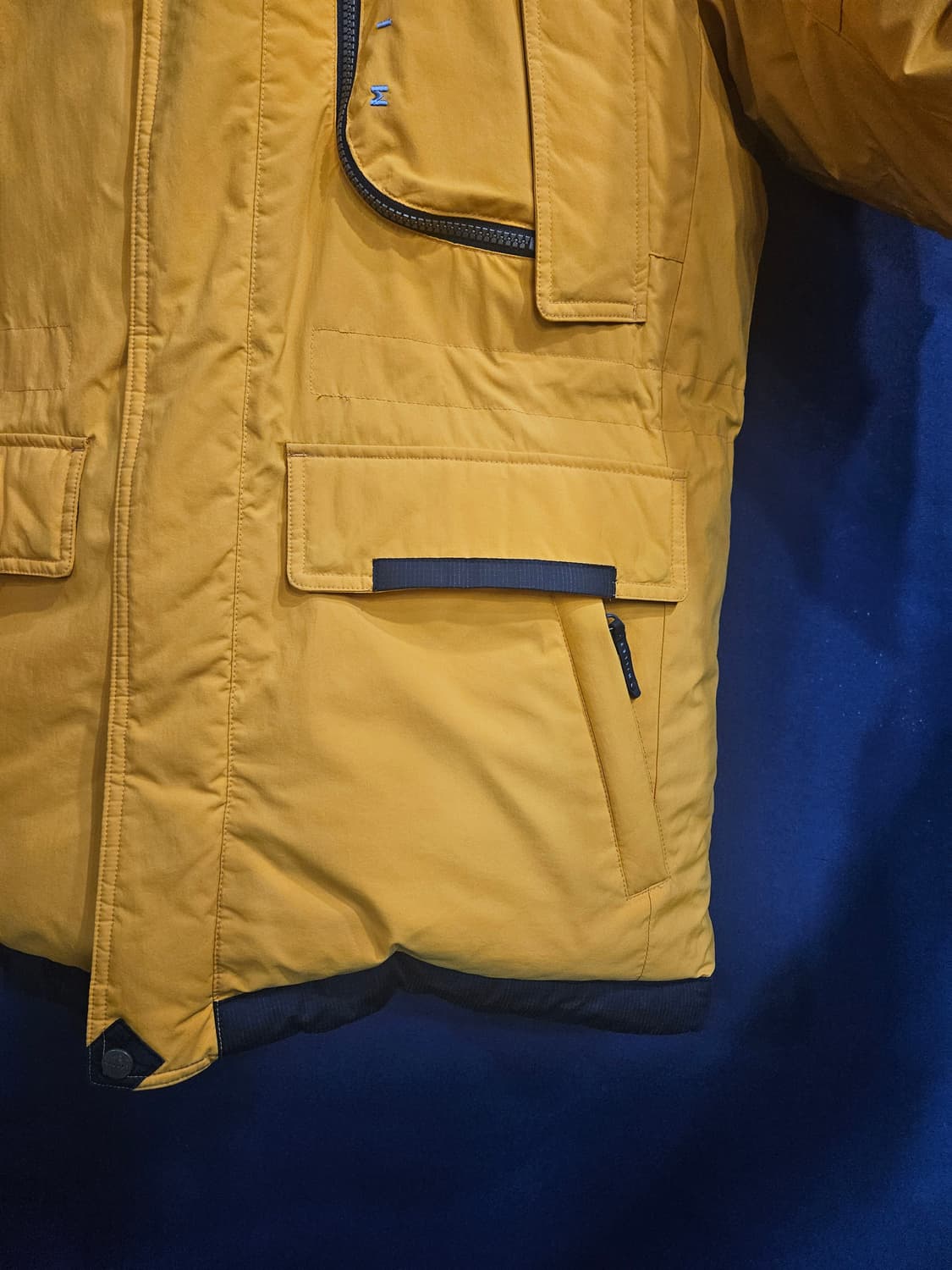 밀레 윈드스토퍼 옐로우 남성 105 구스다운 대장급 패딩  상품이미지6