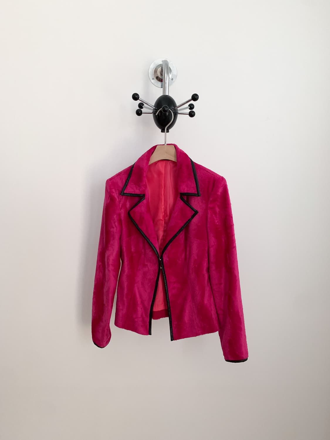 핑크 퍼 블레이저 스커트 셋업 90/25  상품이미지6